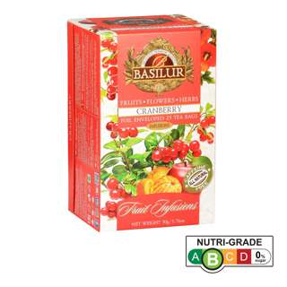 Basilur Caffeine-free Cranberry Fruit Infusions