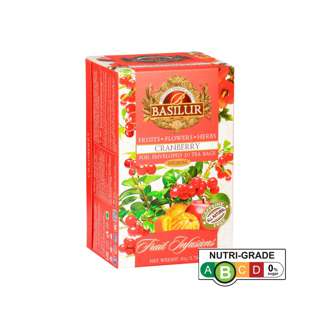 Basilur Caffeine-free Cranberry Fruit Infusions