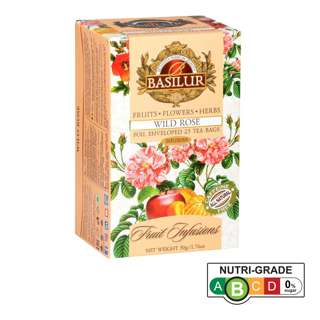 Basilur Caffeine-free Wild Rose Fruit Infusions