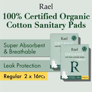 Rael Sanitary Pads Organic Cotton Cover - Regular Rael Sanitary Pads Organic Cotton Cover - Regular