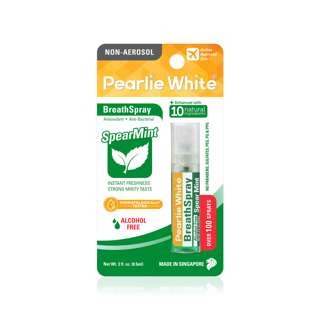 Pearlie White Breathspray Alcohol Free SpearMint