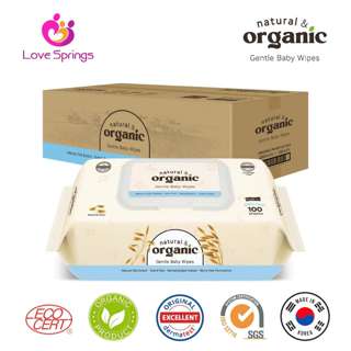 natural & organic Daily Care Baby Wipes with Antibacterial CA