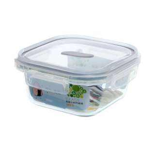 Citylife 0.8L Air-Tight Square Glass Container