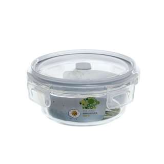 Citylife 0.62L Air-Tight Lid Round Glass Container