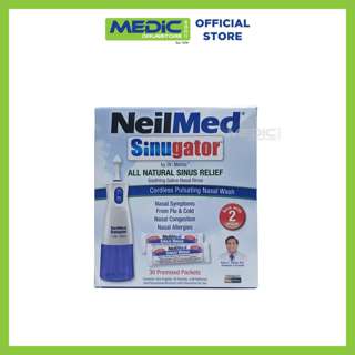 NeilMed Sinugator Cordless Pulsating Nasal Wash + 30 Packs NeilMed Sinugator Cordless Pulsating Nasal Wash + 30 Packs