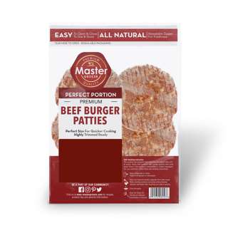 Master Grocer Australia Premium Beef Burger Patties Frozen