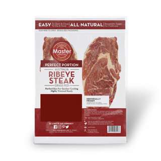 Master Grocer Australia Grassfed Beef Ribeye 2pc Frozen