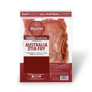 Master Grocer Australia Premium Beef Stir Fry IQF Frozen