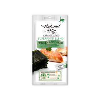 Natural Kitty Creamy Treats Superfood Blend - Chicken Seaweed Natural Kitty Creamy Treats Superfood Blend - Chicken Seaweed
