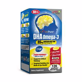 LABO Nutrition OmaxPure Omega 3 DHA Fish Oil - Brain Support