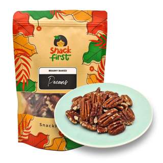 SnackFirst Brainy Baked Pecans (Baked and Unsalted)