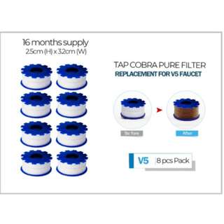 Krafter (V5) Purewater Filter Faucet Tap Refill Only