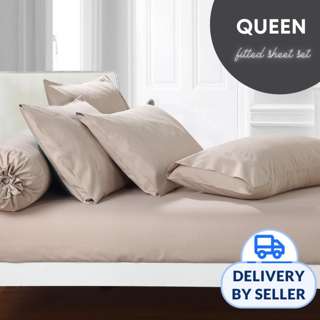 Microfine 500TC Bedsheet Set (Queen) Linen