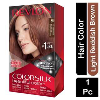 Revlon ColorSilk 3D HairColor 55 (Light Reddish Brown)