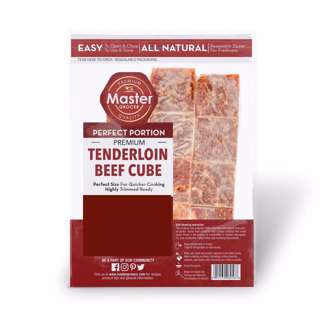 Master Grocer Grassfed Beef Tenderloin Cube IQF 500G Frozen Master Grocer Grassfed Beef Tenderloin Cube IQF 500G Frozen