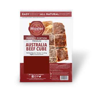 Master Grocer Master Grocer Aus Grassfed Beef Cube IQF Frozen