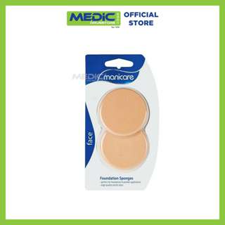 Manicare Face Foundation Sponges Round Ref56200