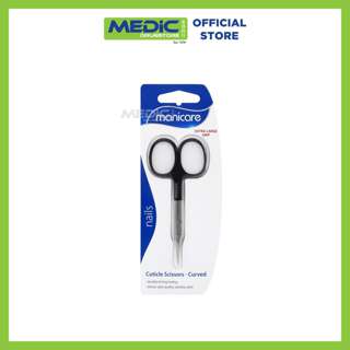 Manicare Extra Large Grip Cuticle Scissors - Curved