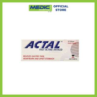 Actal Fast Acting Antacid Tablets Actal Fast Acting Antacid Tablets