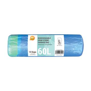 BEST Choice Biodegradable Draw String Garbage Bag (L)