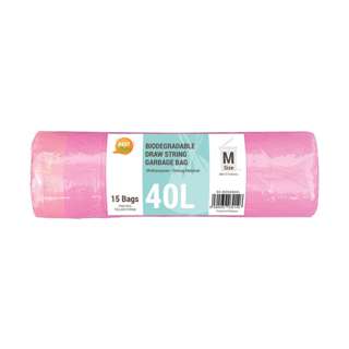 BEST Choice Biodegradable Draw String Garbage Bag (M)