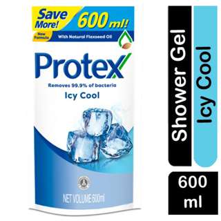 Protex Icy Cool Shower Gel Refill, Removes 99.9% Bacteria