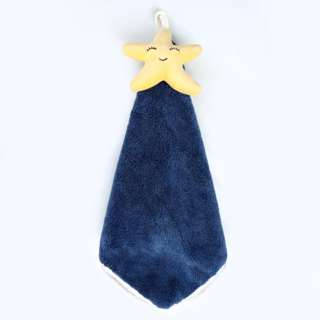 Sweet Home Thickened Starfish Hand Towel-Dark Blue