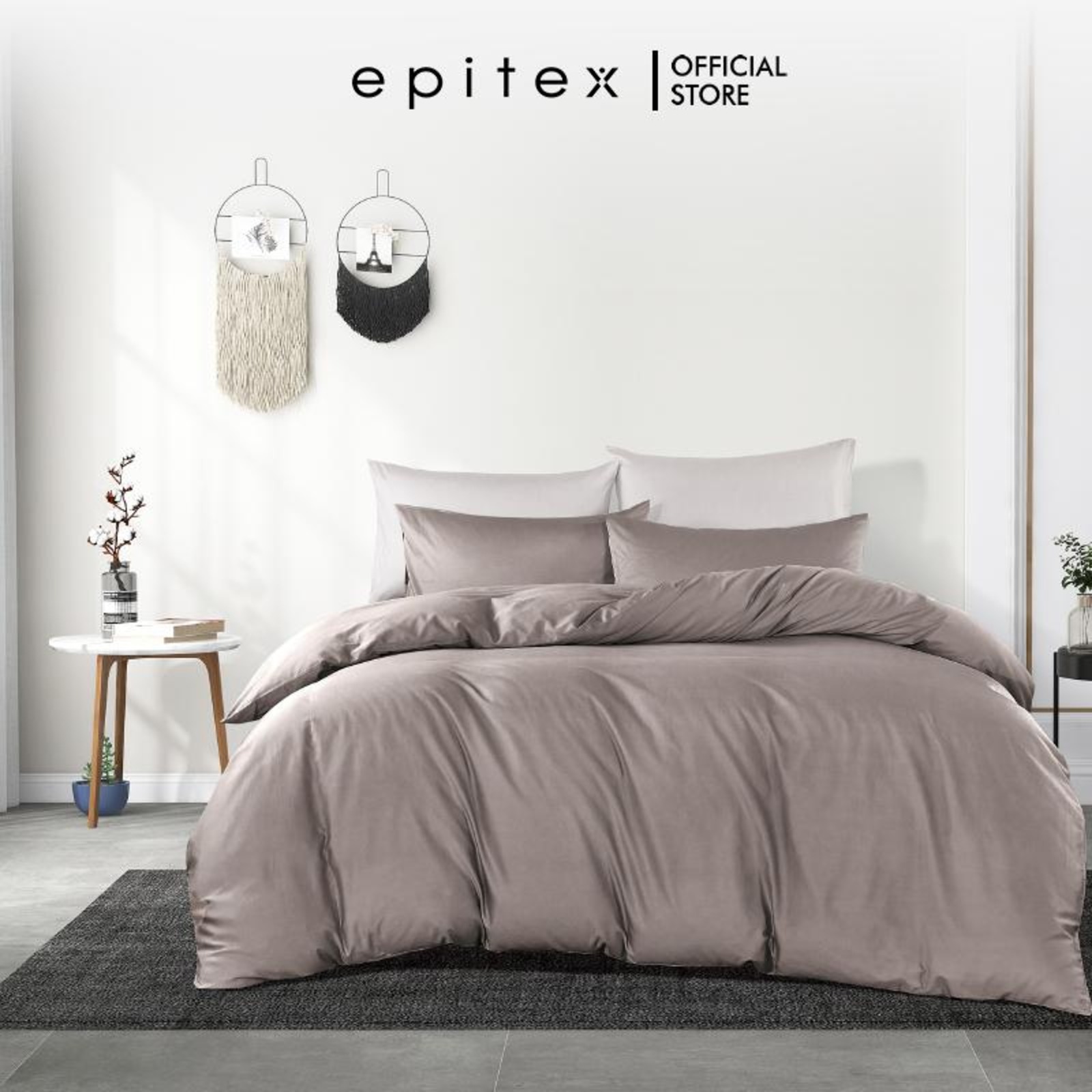 Epitex 100% Cotton Solid 980TC Sateen bed sheet-CLS705-Q