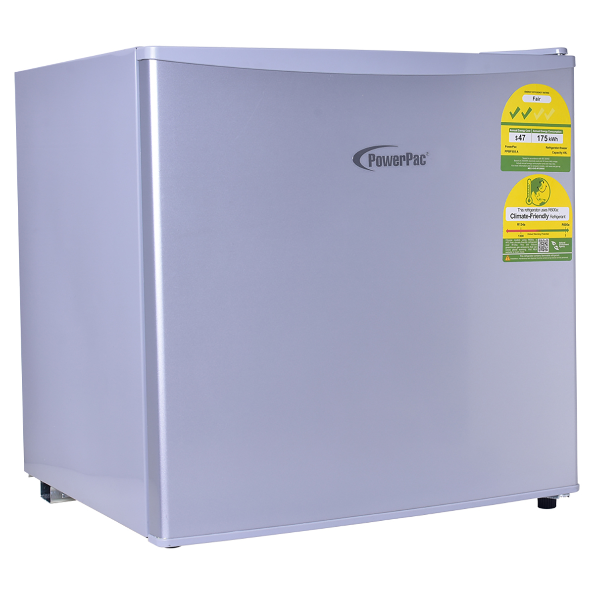 POWERPAC 2 Door Mini Fridge with Freezer 71L (PPF85) NTUC FairPrice