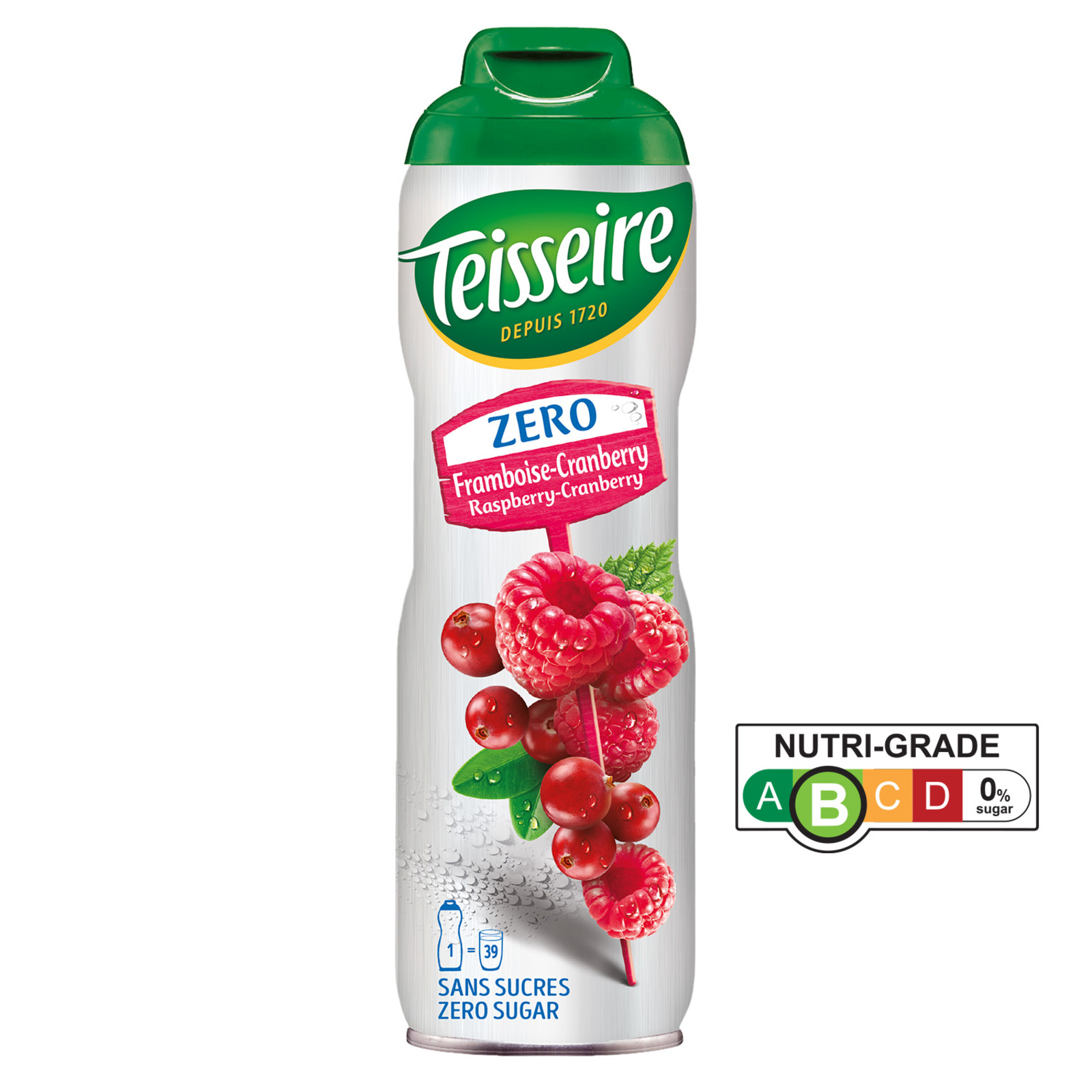 Mathieu Teisseire Zero Sugar Syrup - Raspberry & Cranberry