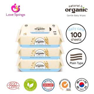 natural & organic Daily Care Original Plain Baby Wipes Refill