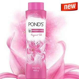 Pond's Dreamflower Pink Lily Fragrant Talc Pond's Dreamflower Pink Lily Fragrant Talc