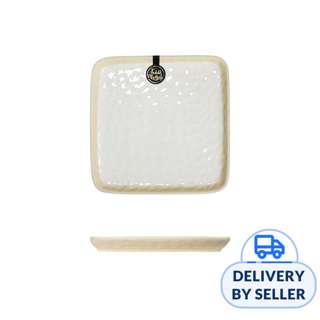 Table Matters Tsuchi White - 8 Inch Square Plate