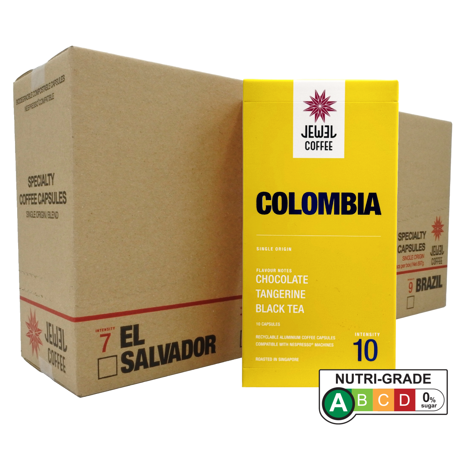 Jewel Coffee Specialty Coffee Capsules - Colombia (CTN)