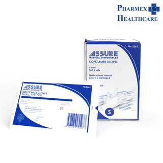 Assure Sterile Copolymer Gloves, Small