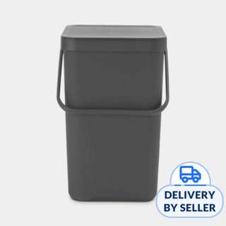 Brabantia Sort and Go Waste Bin 25Ltr Grey
