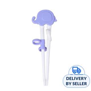 Puku Puku Animals Training Chopsticks - Purple Elephant
