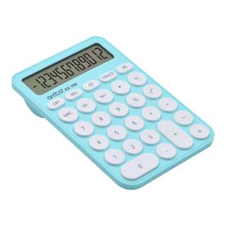Axco AX700 Calculator 12 Digits - Pastel Blue Axco AX700 Calculator 12 Digits - Pastel Blue