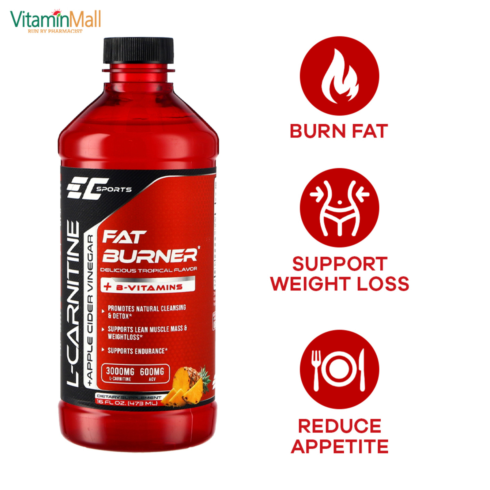 EC Sports L Carnitine + Apple Cider Vinegar NTUC FairPrice