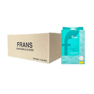 Frans Carton Disposable TPE Gloves