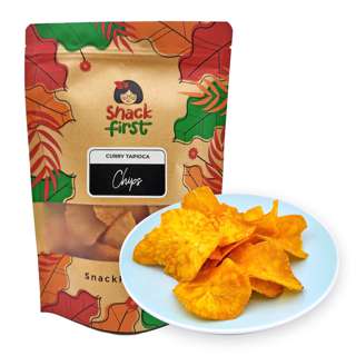 SnackFirst Curry Tapioca Chips (Old School Crackers)