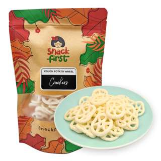 SnackFirst Couch Potato Wheel Crackers (Old School Biscuits)