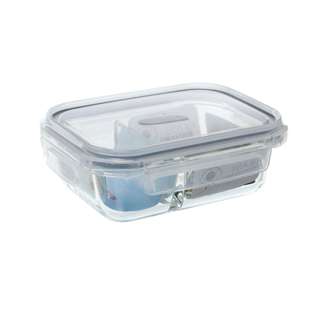 Citylife 0.64L Air-Tight Glass Container W Divider