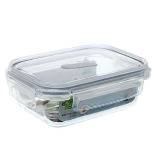 Citylife 1.04L Air-tight Rectangle Glass Container Citylife 1.04L Air-tight Rectangle Glass Container