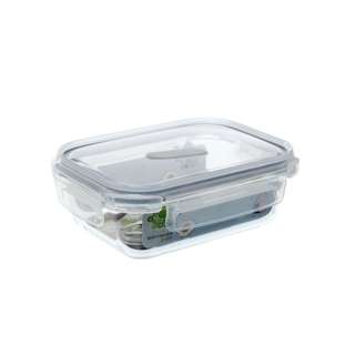Citylife 0.37L Air-Tight Rectangle Glass Container