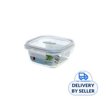 Citylife 0.32L Air-Tight Square Glass Container