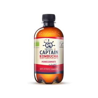 The GUTsy Captain Pomegranate Kombucha