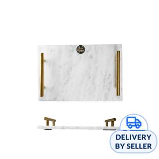 Table Matters SCANDI White Marble Dessert Tray Table Matters SCANDI White Marble Dessert Tray