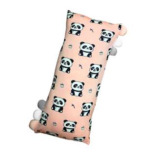 Cubble Comfy Pillow Large (25x55cm) Panda - Blush Pink