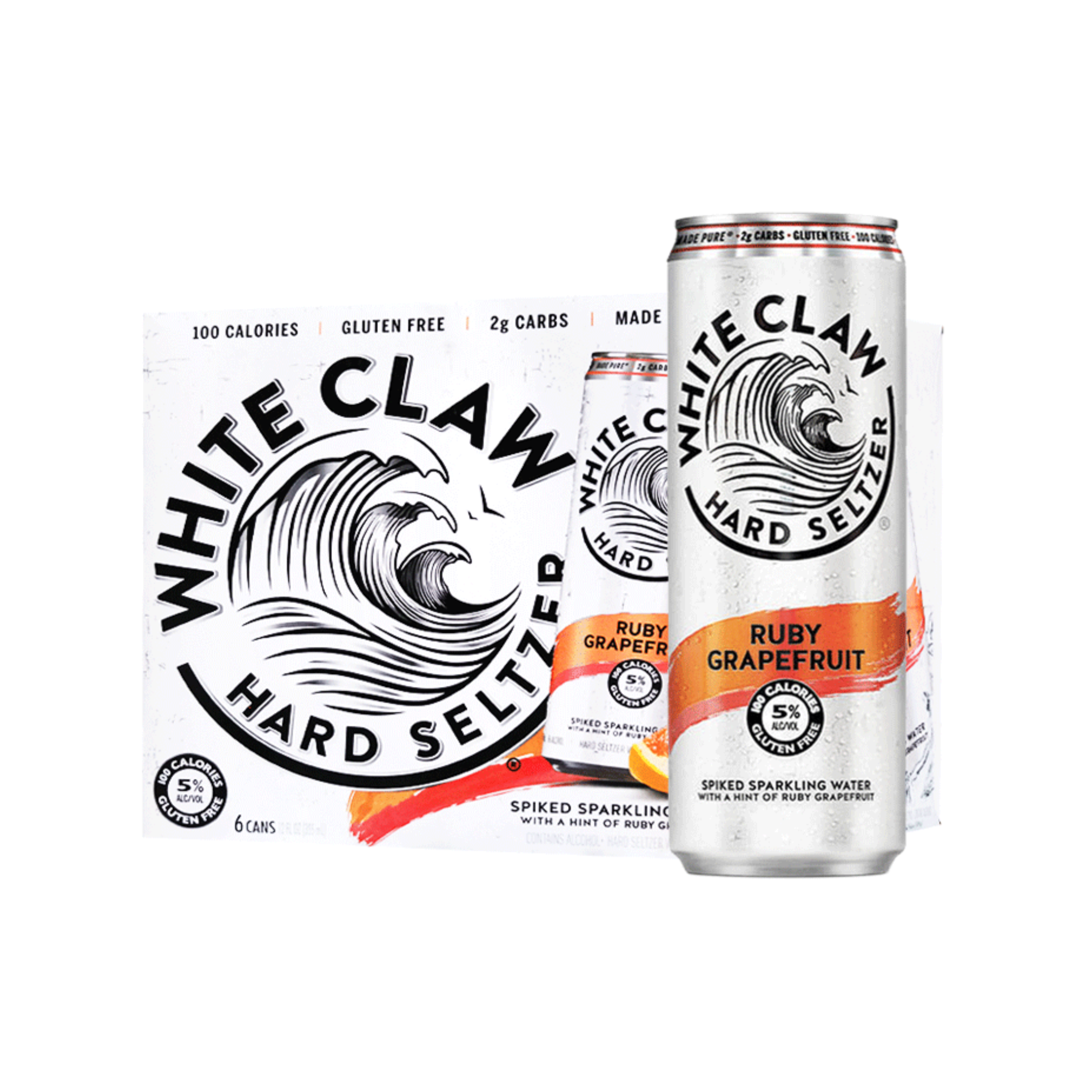 White Claw Hard Seltzer - Ruby Grapefruit